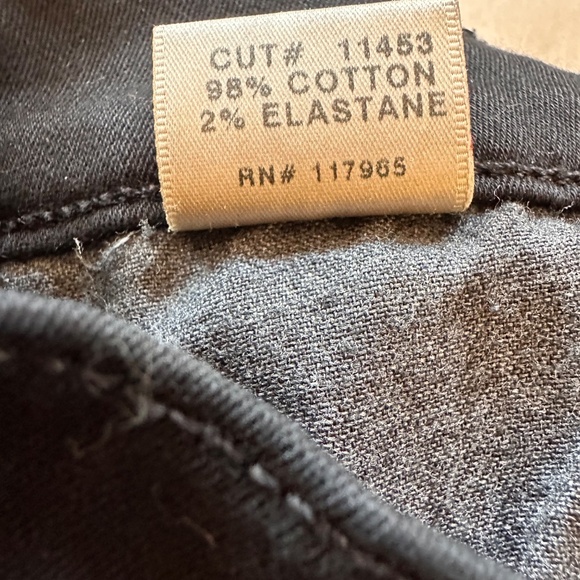 J Brand Maria High Rise Skinny Soft Stretchy Jeans Black Size 29 $198 Retail - Picture 9 of 11